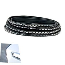 Car Door Edge Guards, 16.4ft U Shape Rubber Seal Edge Trim, Anti 1 PC Black