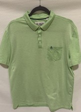 Original Penguin by Munsingwear Green Polo Shirt Men's L Pocket Logo