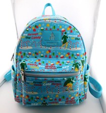 Mini zaino Loungefly Elfo The Movie canna di caramelle stampa foresta blu turchese