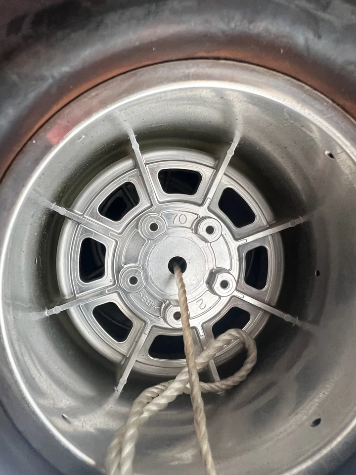 rodas vintage tamiya monster truck rc clod buster - Imagem 2 de 2