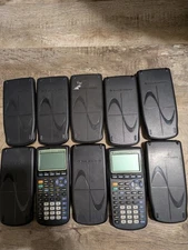 Texas Instruments TI-83 Handheld Graphing Calculators Lot Of 10