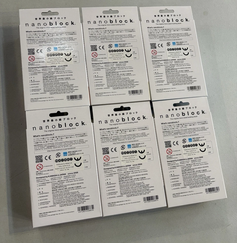 One Piece Nanoblock Brook Franky Robin Chopper Nami Usopp New & Sealed - Image 2 of 4