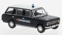 Statisches Modellauto Brekina Fiat 124 Familiare 1966 Carabinieri Massstab 1:87