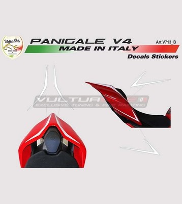 4 Aufkleber für Heckschale - Ducati Panigale V4 / V4R / V4S -