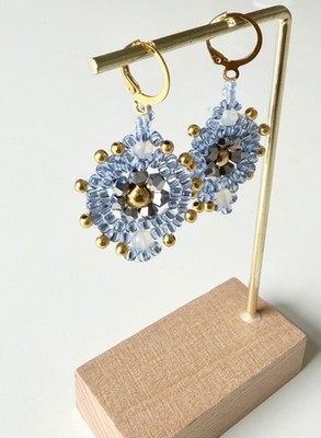 Elegant Glass Beaded Earrings