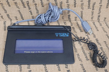 Topaz SigLite 1 x 5 T-S460-HSB-R Signature Capture Pad  Stylus UNTESTED 