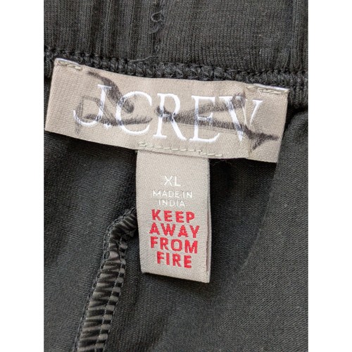J. Crew verträumte Pyjamahose Baumwollmischung Damen Größe XL schwarz neu ohne Etikett - Bild 5 von 7
