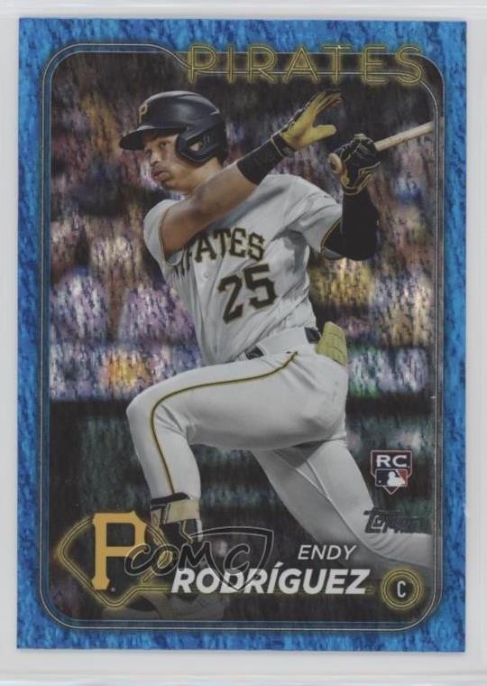 2024 Topps Series 1 Blue Holofoil /999 Endy Rodriguez Rodríguez #3 Rookie RC