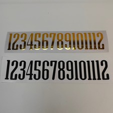 Accessoires Numéros Pour Horloge Murale Auto-adhésive, PVC, Arabes, 1 à 12