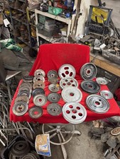 Lot Of Volkswagen Vw Air Cooled Pulleys 1200 1300 1600cc Bug Bus Beetle Vintage