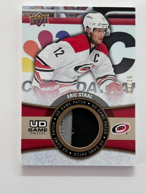 ERIC STAAL 2015-16 Upper Deck UD Game Patch 3/15