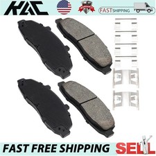 Set of 4 Front Ceramic Brake Pads For 97-98 Ford F-150 00-03 4.6L 02-03 5.4L