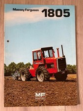 Oryginalny Massey Ferguson 1805, MF, broszura, kierownica zagięta, V8 Diesel