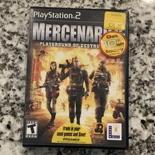 Mercenaries: Playground of Destruction PlayStation 2 *No Manual* Disc and Box