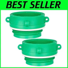 Durable 63MM to 2" Female NPT Bung Adaptors for Greif Drums - 2 Pack