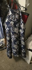 Adrianna Papell Women's Floral Dress Cascading, Size 12, Off the Shoulder