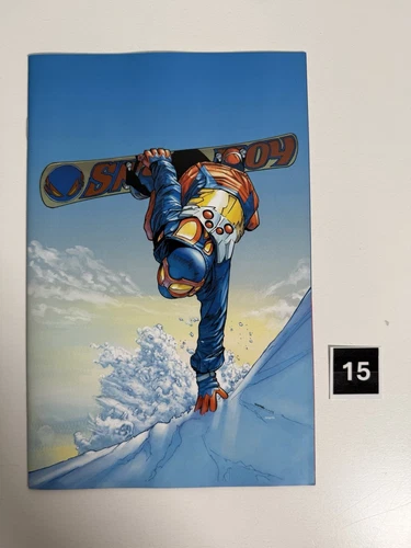 Spider-Boy #2 (2023) 1:100 Humberto Ramos Virgin Variant Ski Chalet