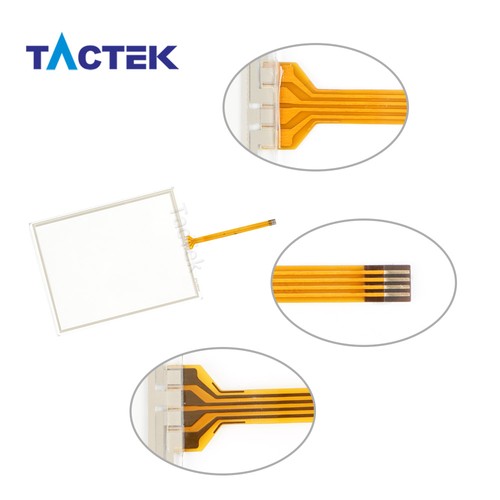 Screen Panel Yellow Touch Screen Panel Glass for GD058-TST GD058-TST2A-F1R1C13 with Overlay ...