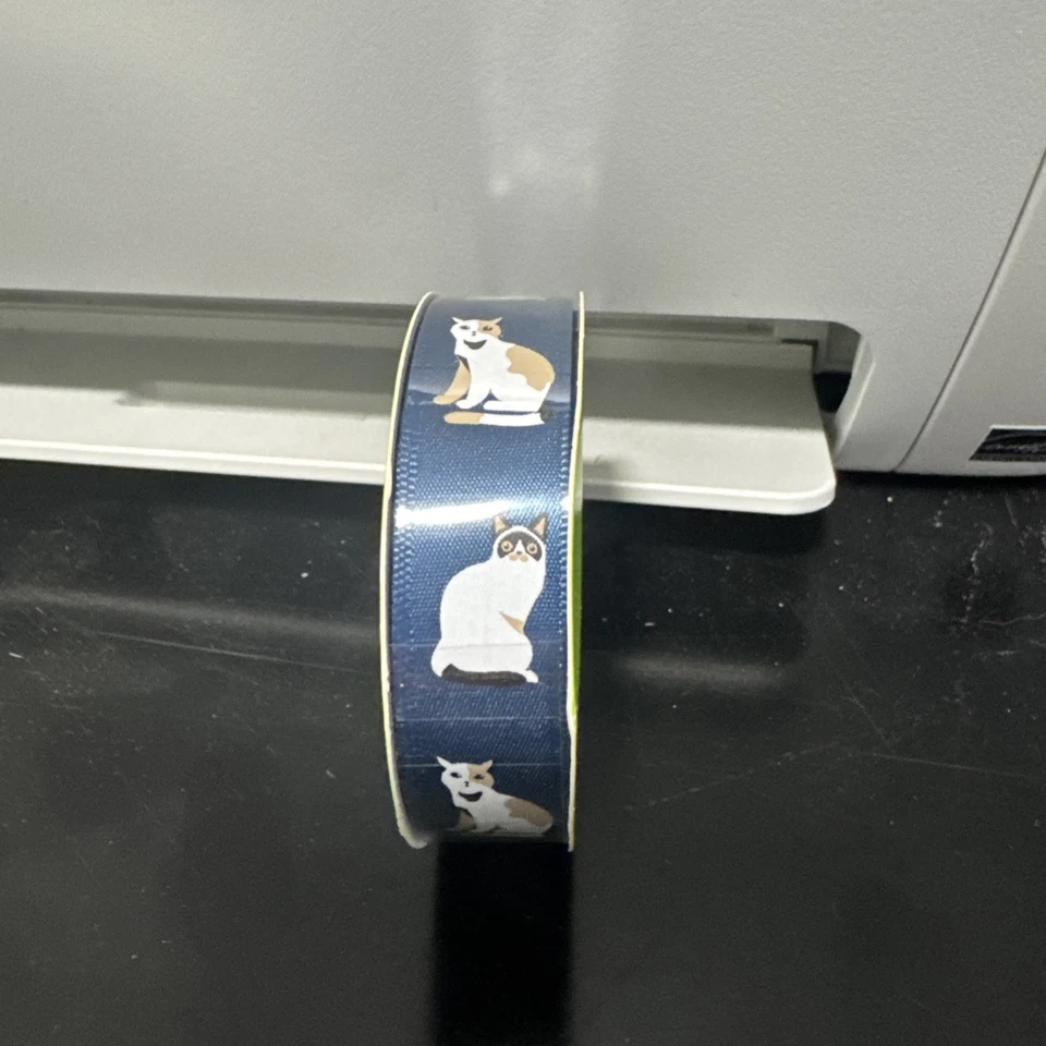 Floral Garden Pet Cat Ribbon for Crafts – 3 Yards New - Image 3 of 4