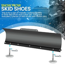 Replacement Snow Plow Skid Shoes Set for Polaris with Quick Release Pins