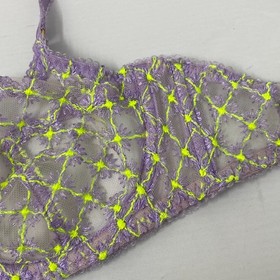 Agent Provocateur Nancee Lilac Yellow Bra 34C