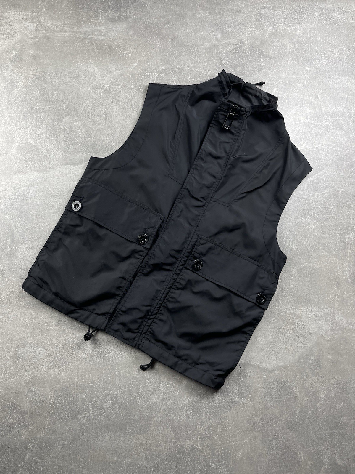 Burberry London Technical Utility Vest Black Size S