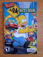 AUTHENTIC USED MANUAL ONLY - NO GAME - THE SIMPSONS HIT RUN - PS2. MANUAL