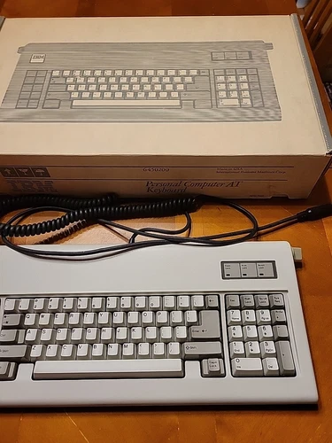 IBM Model F AT Keyboard CIB - Box In Near Mint Condition - IBM AT 5170 & 5162