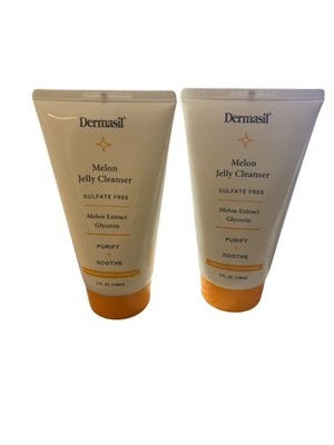 Dermasil Jelly Cleanser Sulfate-Free Melon Extract Glycerin 5 fl oz (2 Pack)