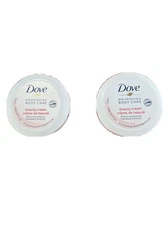 2 Dove Nourishing Body Care Beauty Cream Face & Body 2.53oz - FAST FREE SHIPPING