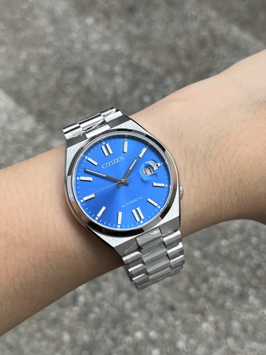 New! Citizen x Pantone Watch NJ0158-89L Tsuyosa Glowing Blue Dial