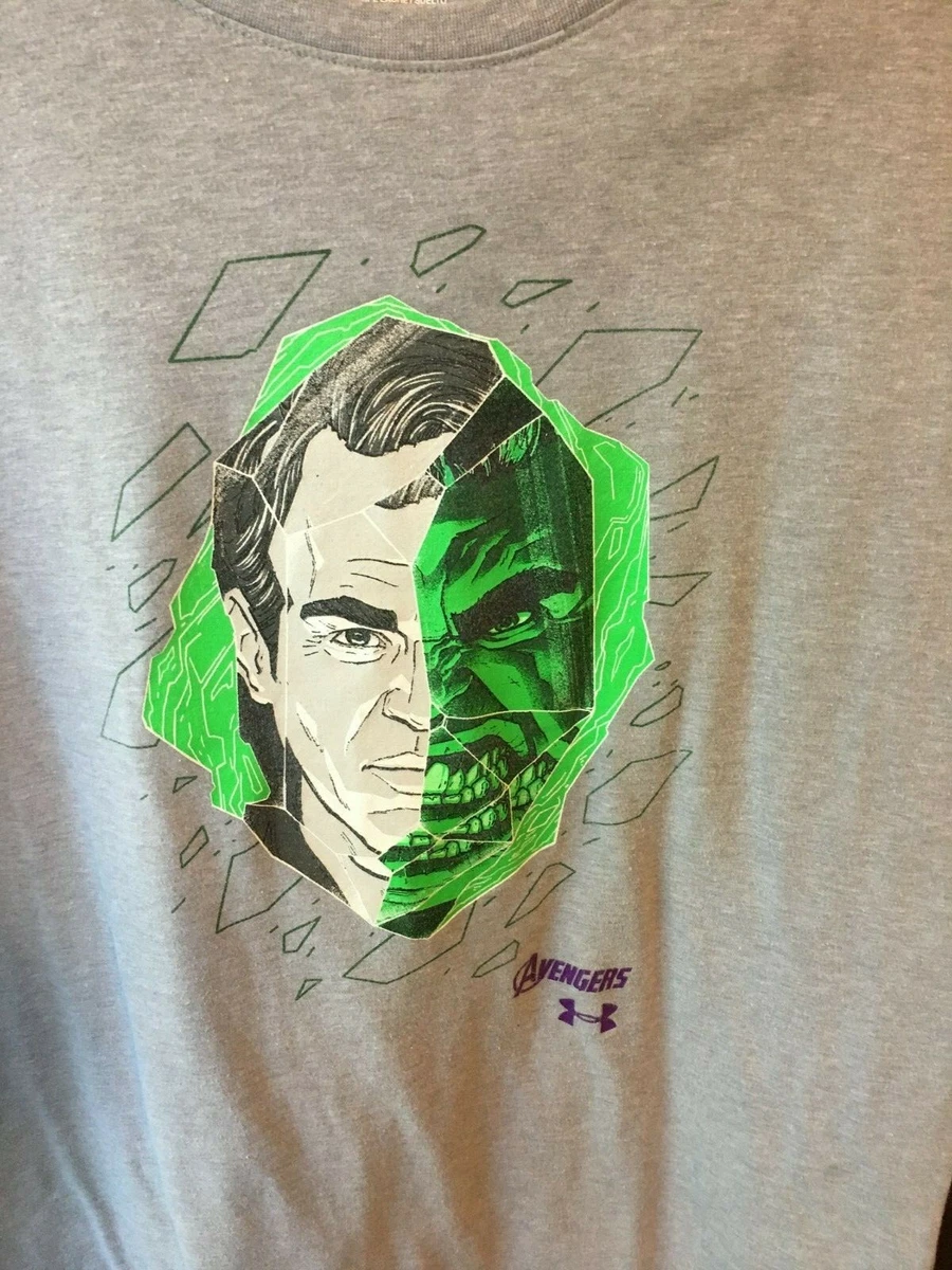 Under Armour Alter Ego Marvel Avengers Incredible Hulk shirt boys YXL