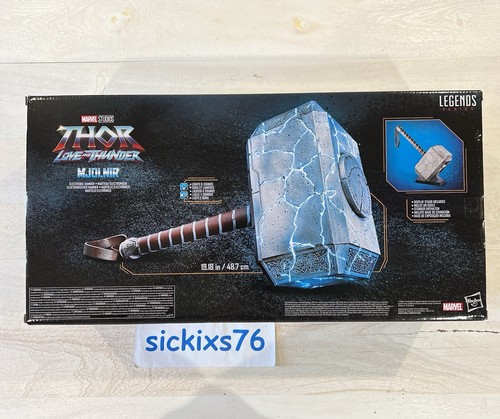 Hasbro Marvel Legends Series Thor Mjolnir Electronic Hammer + Lights & Sound FX - Picture 3 of 4