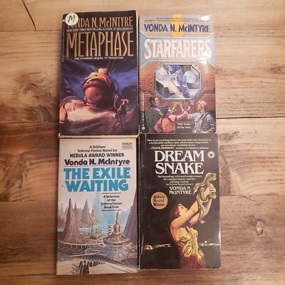 4 Vonda N McIntyre Vintage Sci-fi Book Lot Paperback Book Starfarers Metaphase