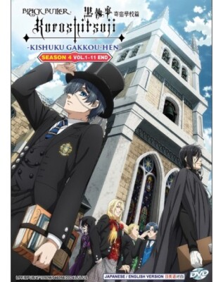 Black Butler /Kuroshitsuji Season 4 (1-11End) ANIME DVD ENG DUBBED