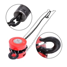 Chain Hoist 1 Ton/2200Lbs Manual Steel Chain Block Hoist 10ft Lifting Height