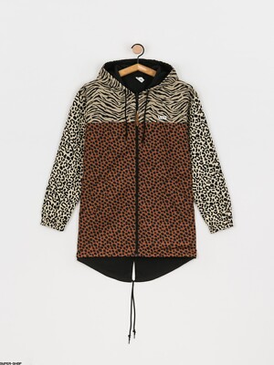 Veste parka réversible Vans Mercy (patchwork animal) femme petit