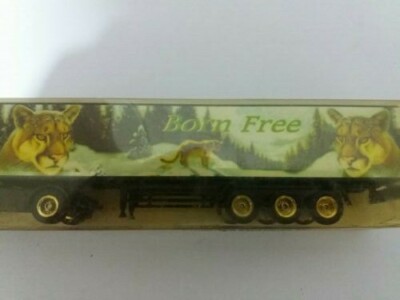 ''Born Free'' Rarität Werbe Tour Model LKW annähernd 1:87 Renault