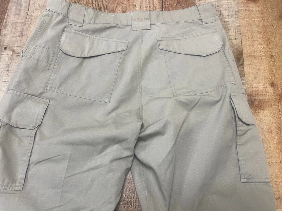 Tru-Spec Tactical Work Pants Men 38W Gray Cotton Ripstop Cargo Pockets High-Rise - Image 3 of 4