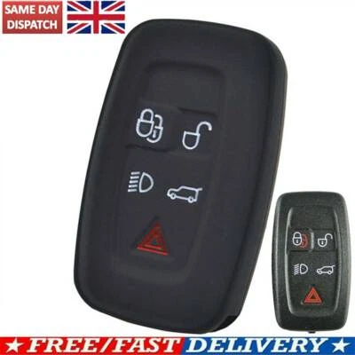 Silicone Key Case Cover For Land Rover Discovery 4 Range Rover Sport Remote Fob
