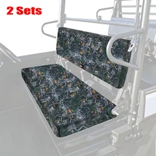 2 Set UTV Bench Seat Cover Front&Rear for Kawasaki Mule PRO-FXT DXT FX DX 15-23