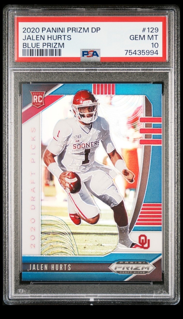 Jalen Hurts Panini Prizm Draft Picks #129 Blue