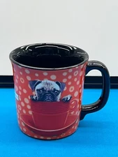 Keith Kimberlin Pug Mug, Puppy in a Cup, Encore Group, 10 oz  (1pc)
