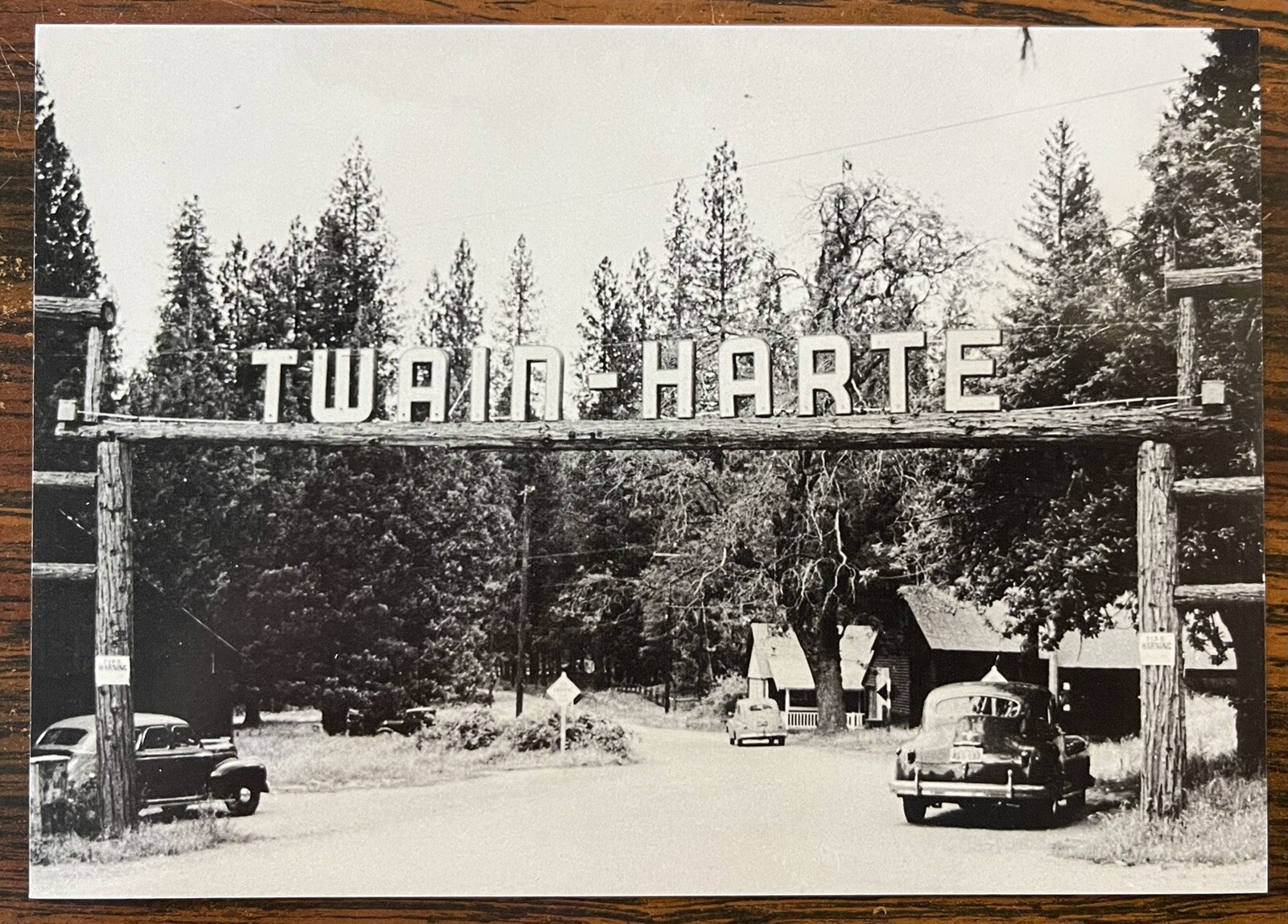 Twain Harte, CA Circa 1941 City Arch & Street Scene Tuol. Co. (2007