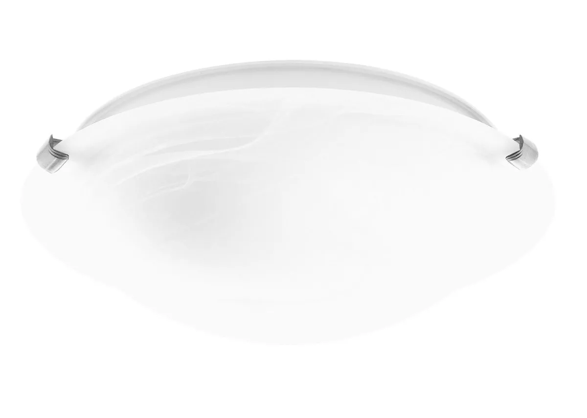 Luce Bella OYSTER LIGHT 30cm Requires E27 42W Max Edison Screw Globe ALABASTER