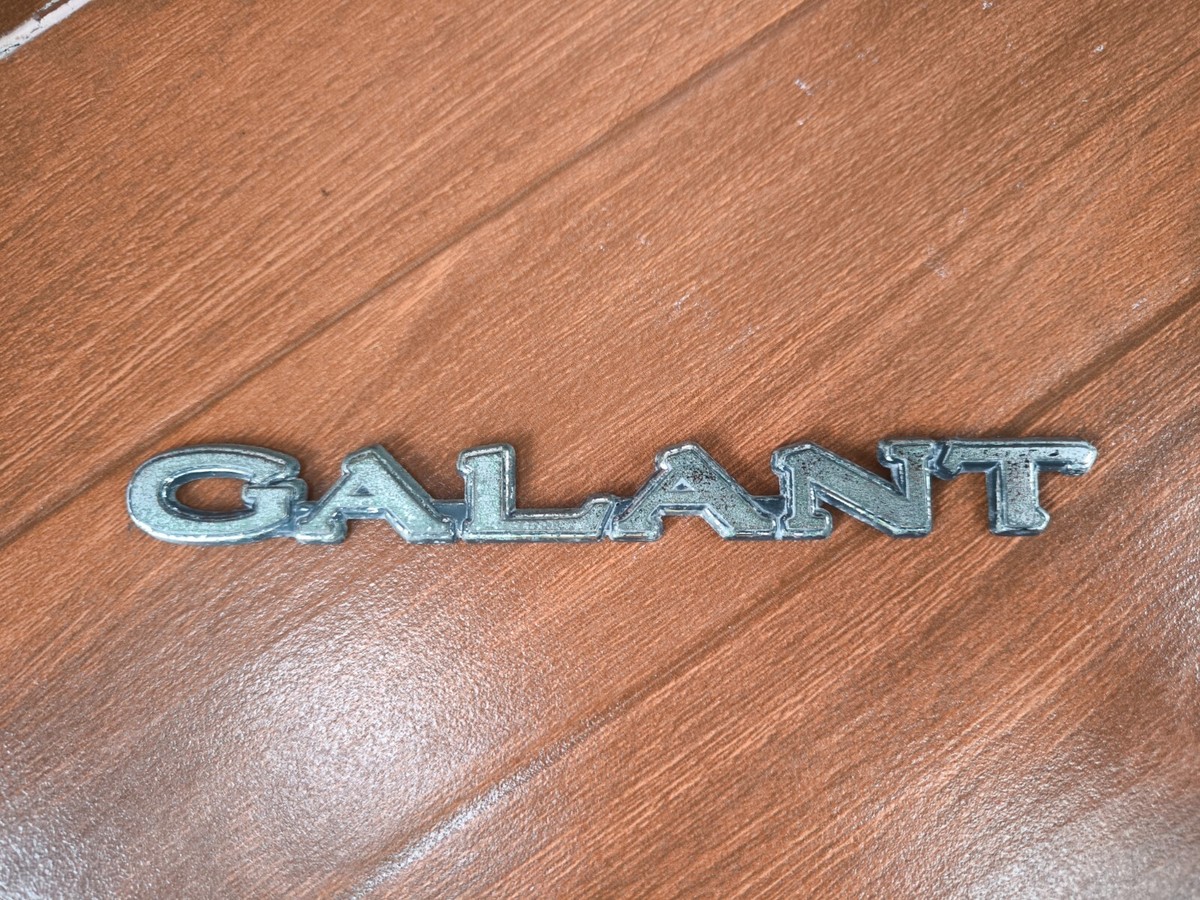 GALANT Emblem Mitsubishi Galant Trunk Emblem Badge 7.75