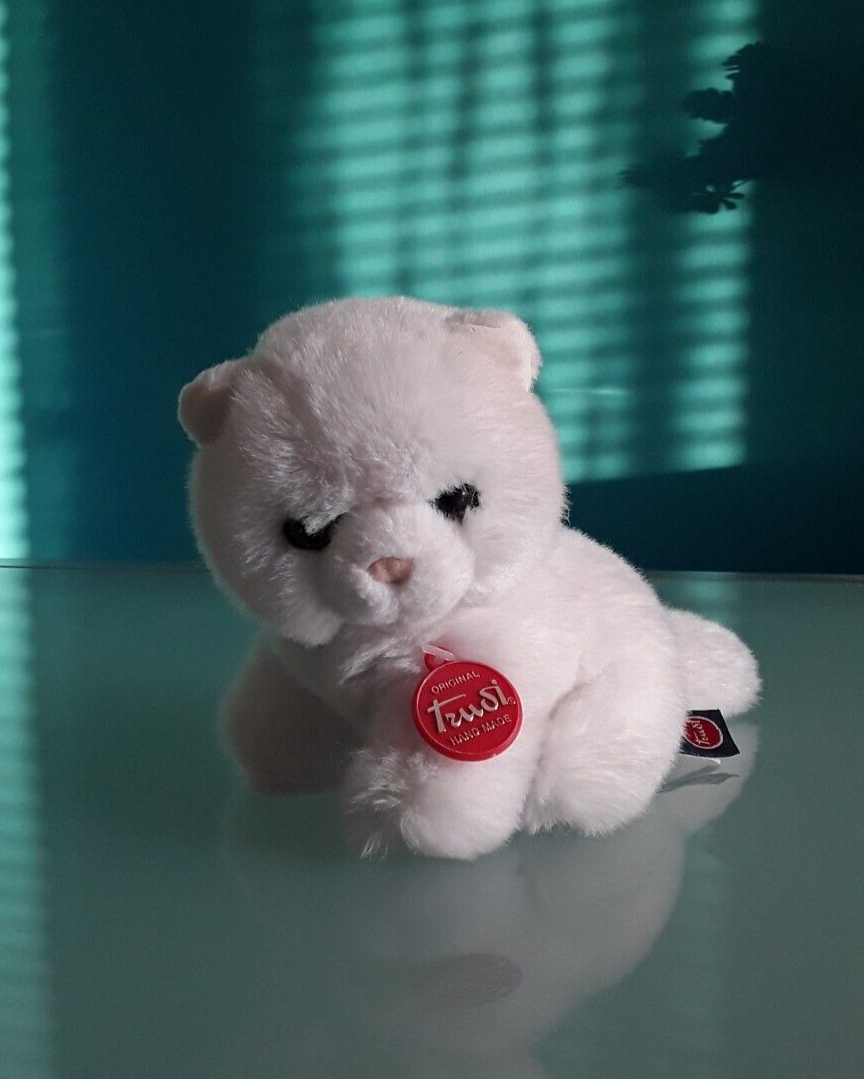 Brad Bianco Peluche Gatto Nero Trudi Italian Brainrot Peluche Trudi Trudino  Gatto Bianco/nero Gattino, image size:864x1079