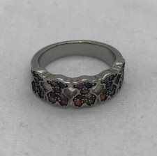 TOUS FANTASY Ring Sterling Silver With Multic...