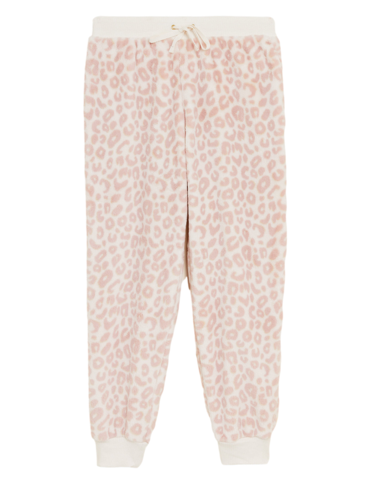 Ex Marks and Spencer Women's Fleece Animal Print Lounge Joggers