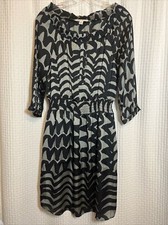 Banana Republic Women's Size 4 Black/Gray Dress Casual P10
